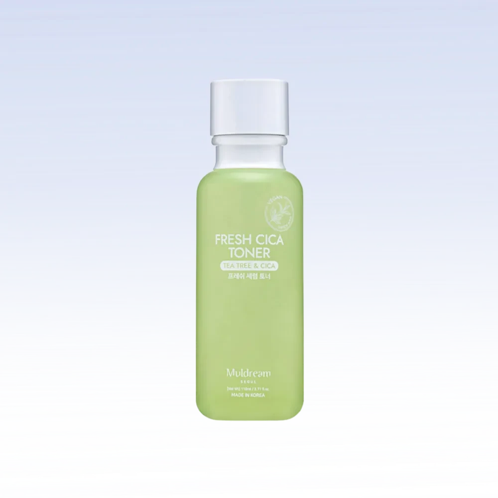 Веганский освежающий сывороточный тонер Vegan Green Mild Fresh Serum Skin, 110мл