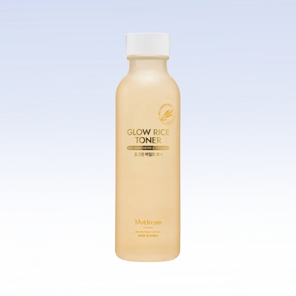 Тонер для лица с рисовой водой Muldream All Green Mild Toner, 150мл