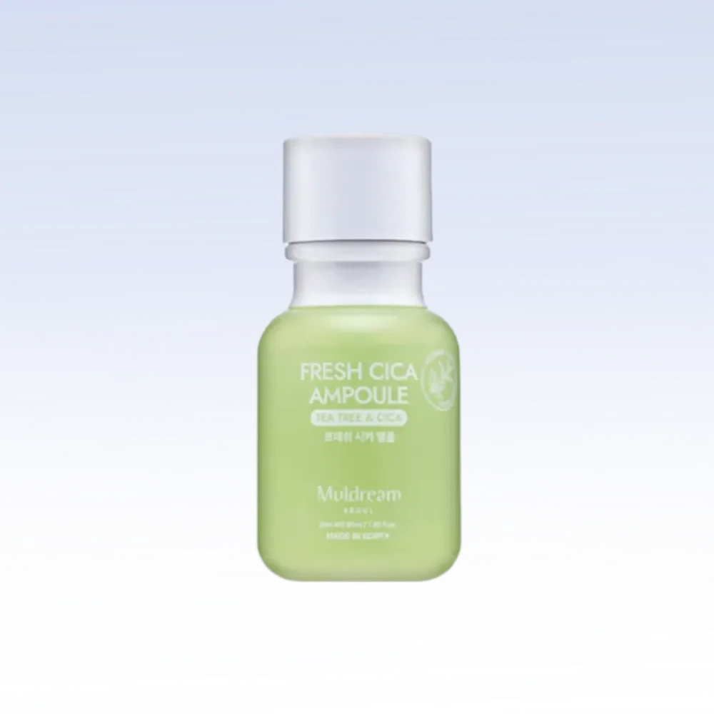 Ампульная сыворотка для лица с экстрактом центеллы азиатской Vegan Green Mild CICA Ampoule, 55мл