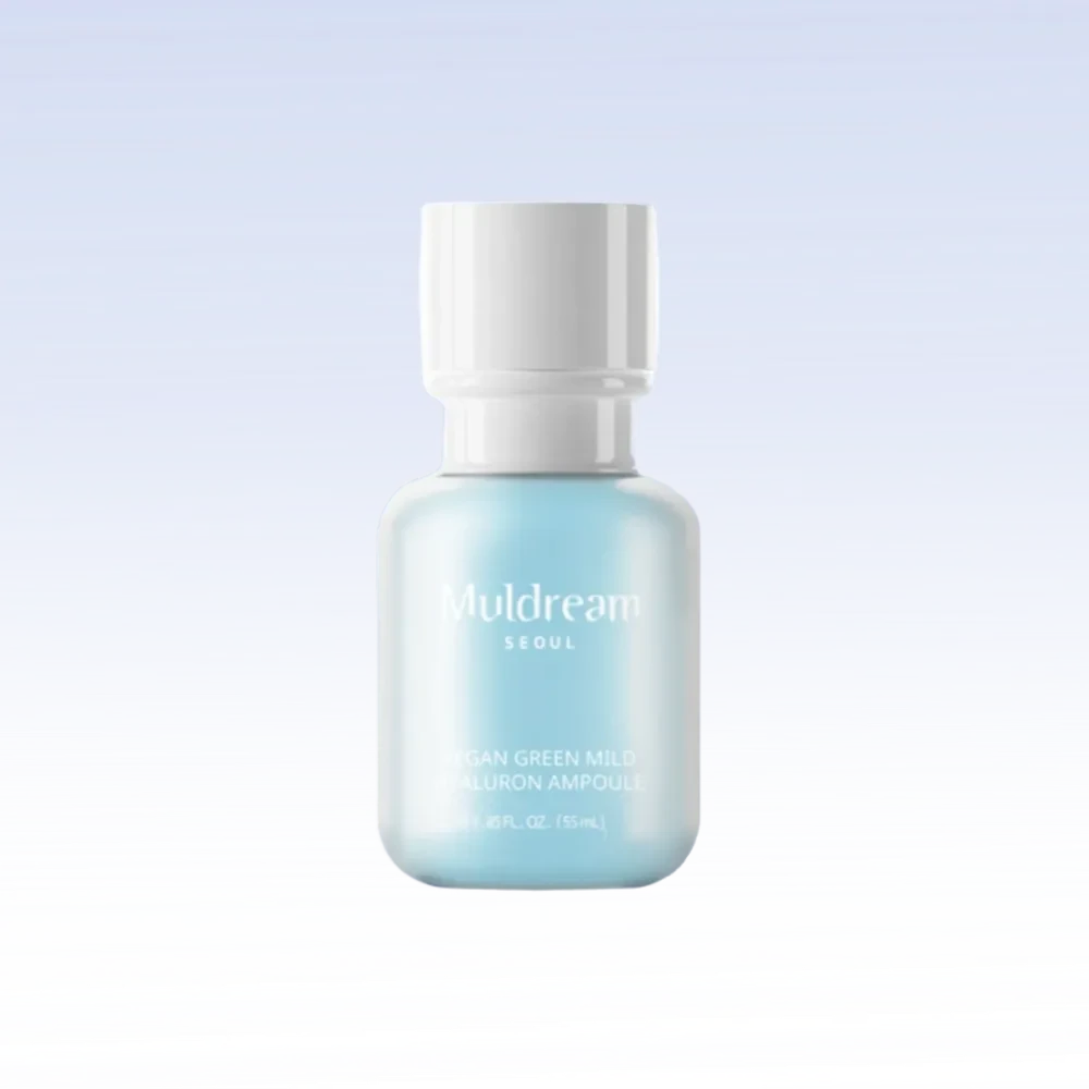 Ампульная сыворотка для лица с гиалуроновой кислотой Vegan Green Mild HYALURON Ampoule, 55мл