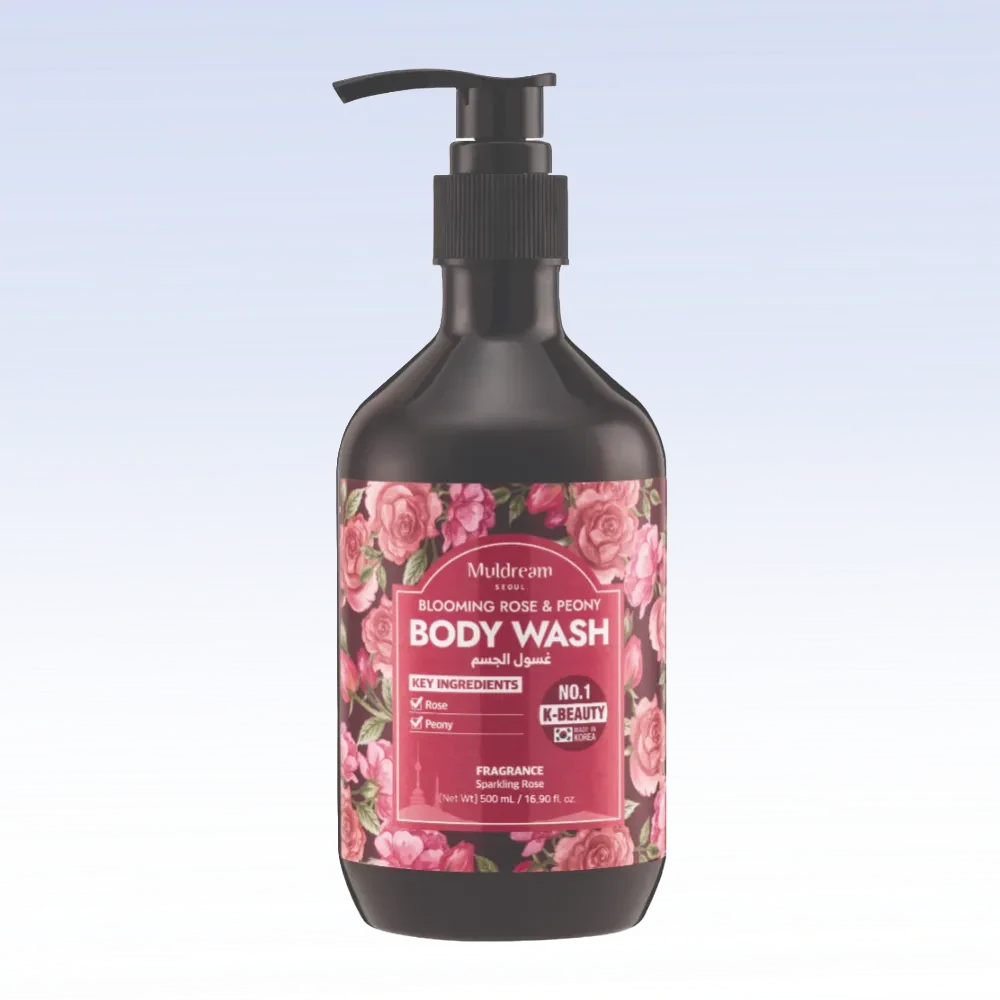 Гель для душа Muldream Blooming Rose & Peony Body Wash, 500мл