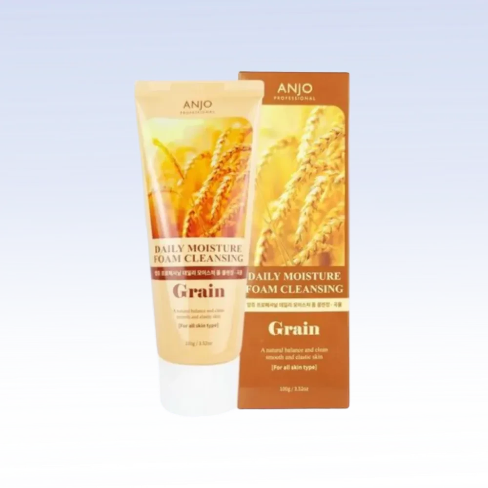 Пенка для умывания с рисовыми отрубями Daily Moisture Grain Foam Cleansing, 100гр