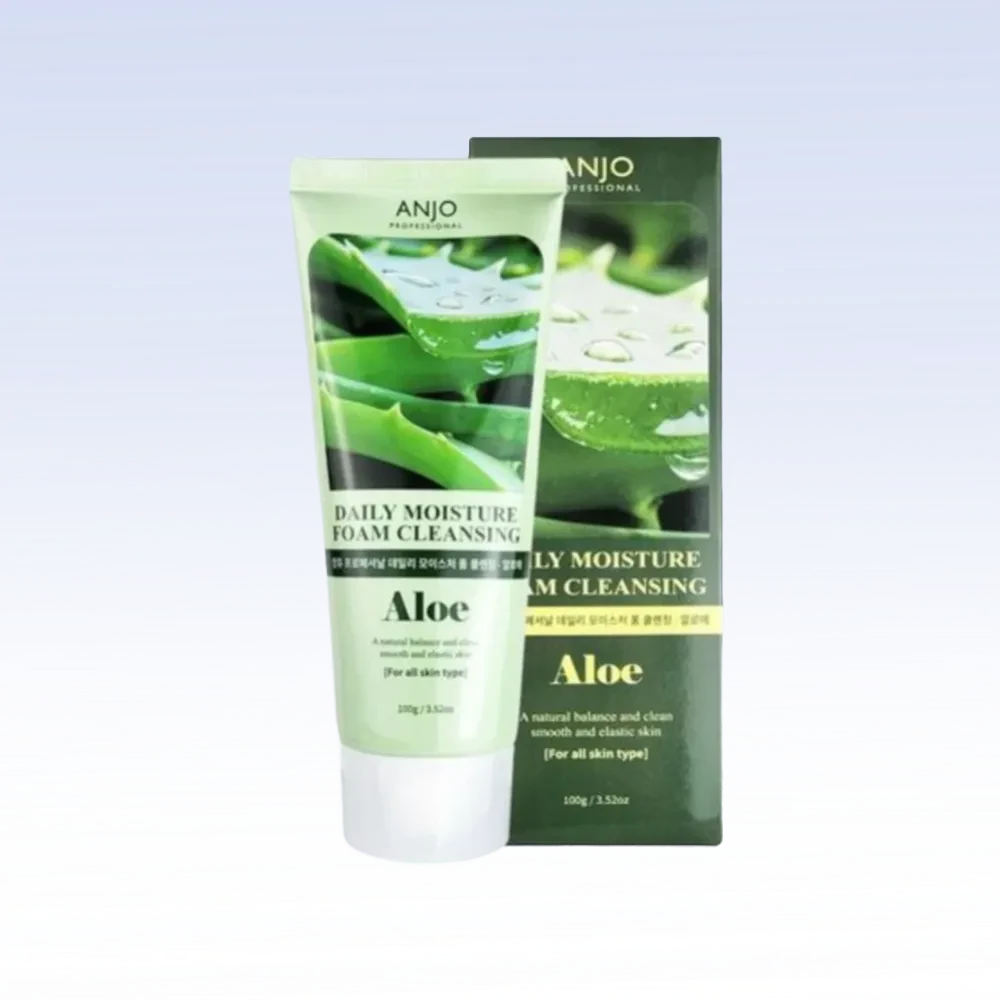 Пенка для умывания с алоэ Daily Moisture Aloe Foam Cleansing, 100гр