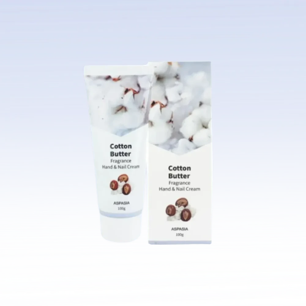 Крем для рук и ногтей увлажняющий питательный Cotton Butter с экстрактом хлопка и маслом ши, 100гр