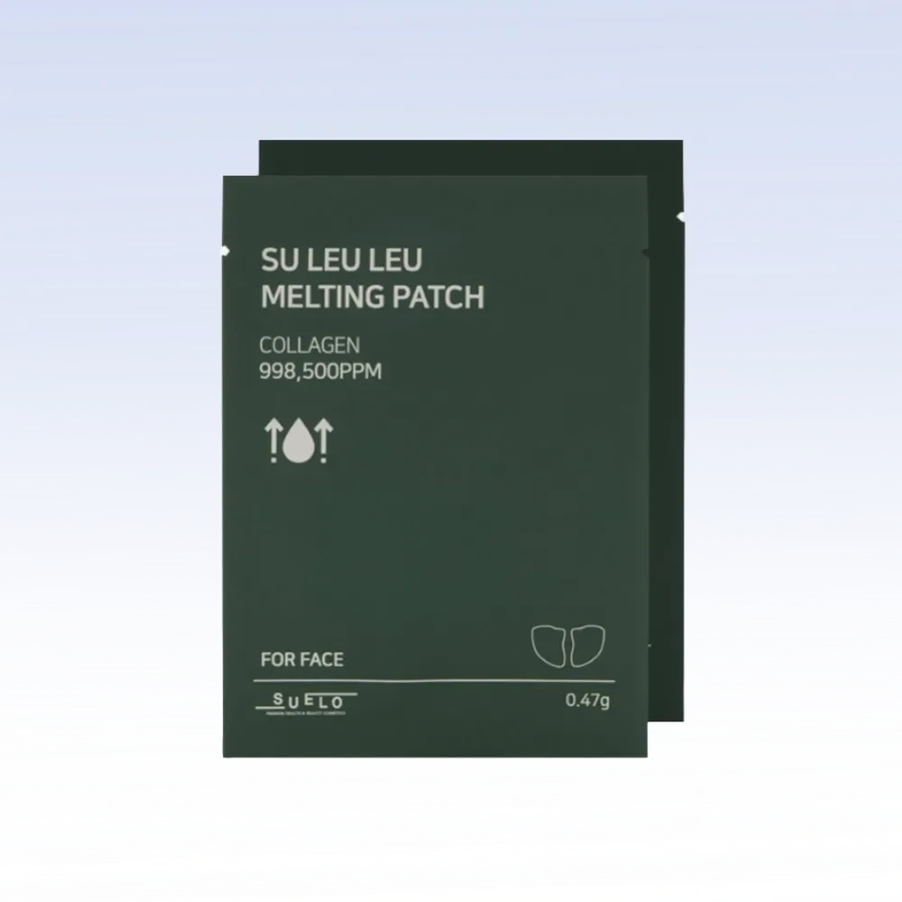 Патчи для лица растворяющиеся с коллагеном Suelo Su Leu Leu Melting Patch Face / Neck, 0,47гр х 4 шт